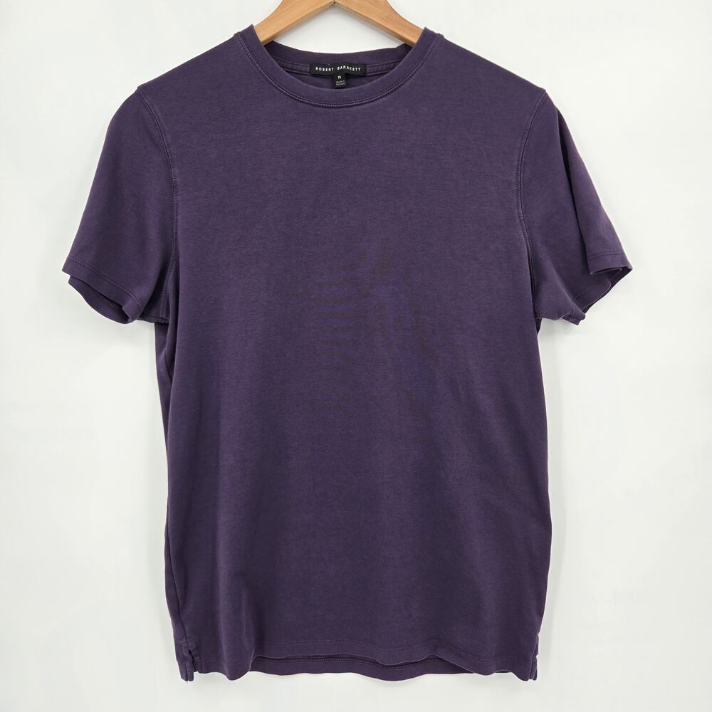 Robert The Barakett Tee Imperial Purple Minimalist Luxury Soft Comfort Size M